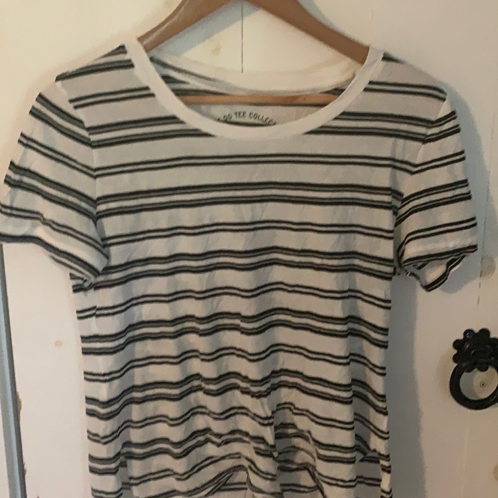 Areopastle striped tee shirt